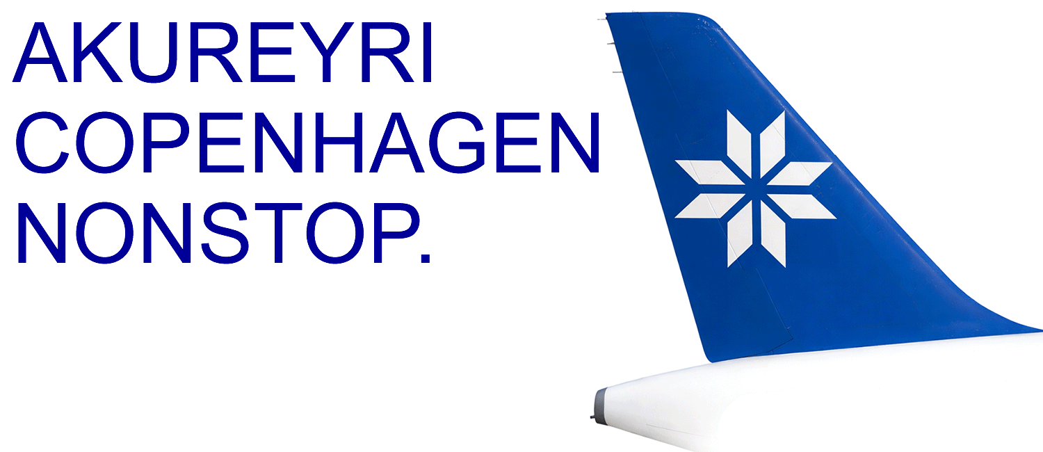 Akureyri to Copenhagen with NICEAIR